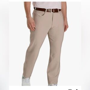 FootJoy Five Pocket Athletic Fit Khaki Pant